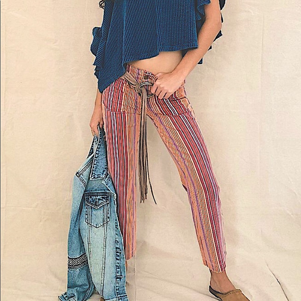 Free People Aurora Low Rise Flare Pant